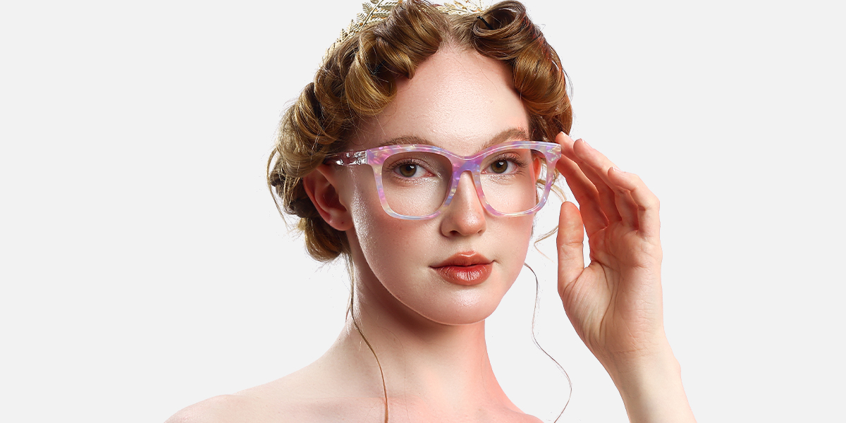 Women's full frame Acetate eyeglasses | Firmoo.com