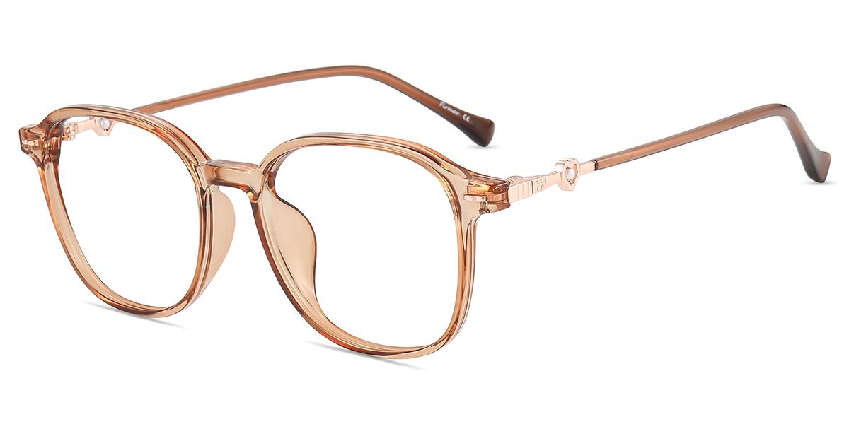 Women's full frame TR & Metal eyeglasses | Firmoo.com