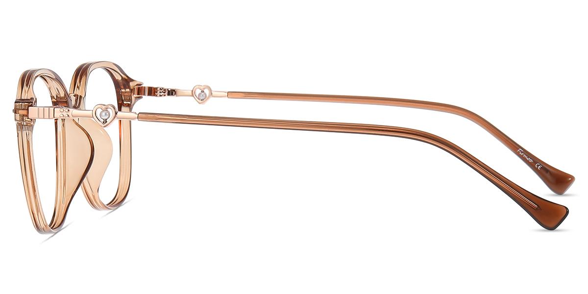 Women's full frame TR & Metal eyeglasses | Firmoo.com