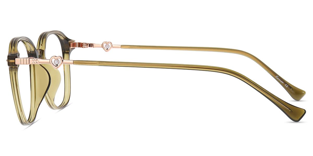 Women's full frame TR & Metal eyeglasses | Firmoo.com