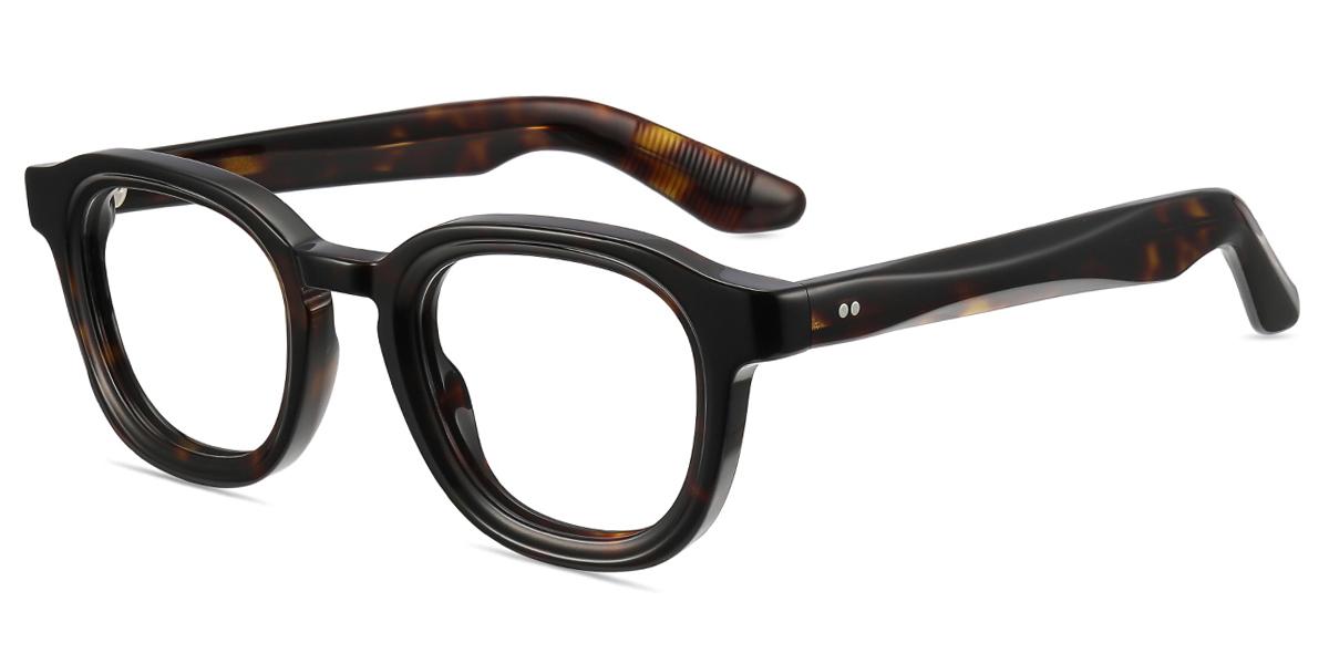 Unisex full frame Acetate eyeglasses | Firmoo.com