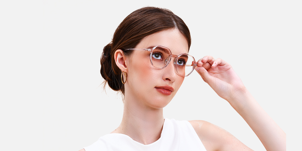 Women's full frame TR eyeglasses | Firmoo.com