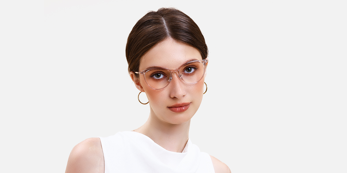 Women's full frame TR & Metal eyeglasses | Firmoo.com