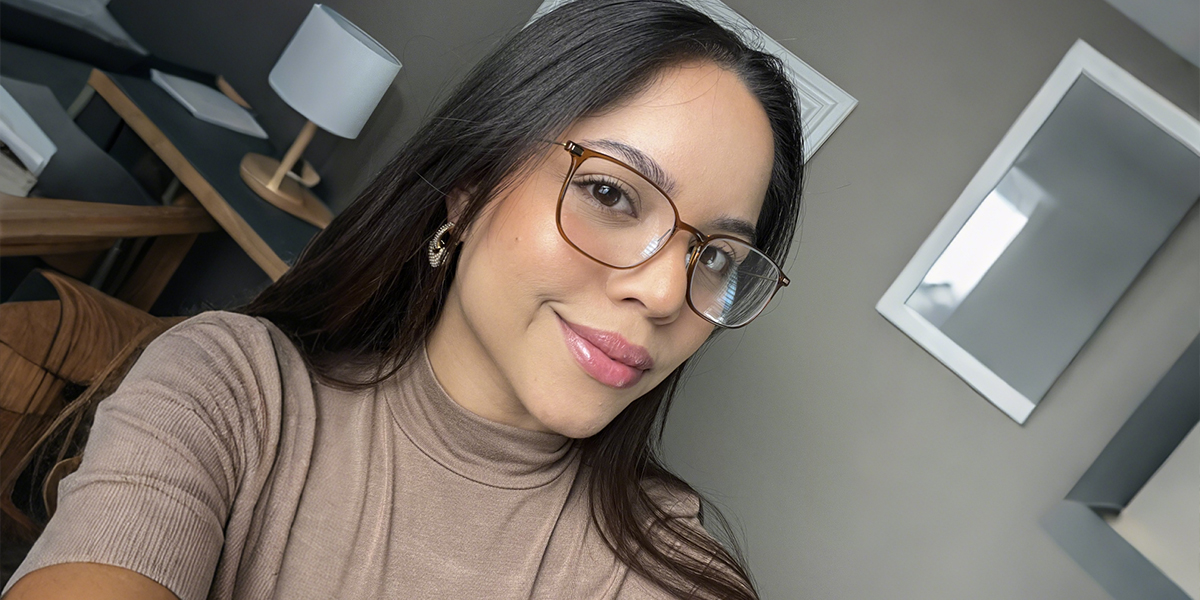 Women's full frame TR & Metal eyeglasses | Firmoo.com