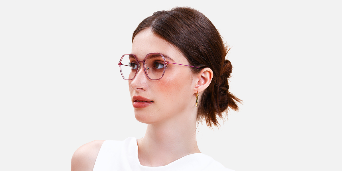 Women's full frame TR & Titanium eyeglasses | Firmoo.com