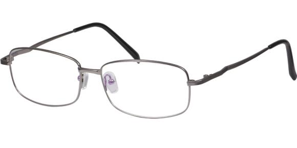Men's rectangular metal full-rim frame | Firmoo.com