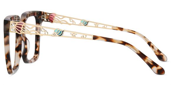 Women's full frame Acetate & Metal eyeglasses | Firmoo.com