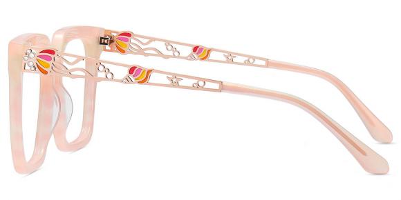 Women's full frame Acetate & Metal eyeglasses | Firmoo.com