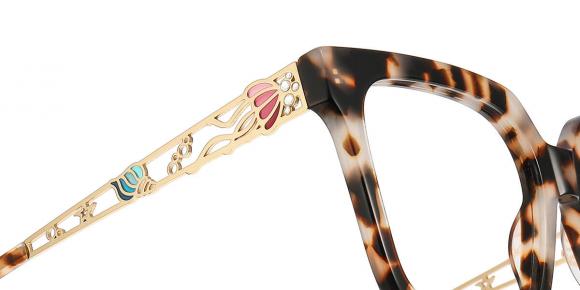 Women's full frame Acetate & Metal eyeglasses | Firmoo.com