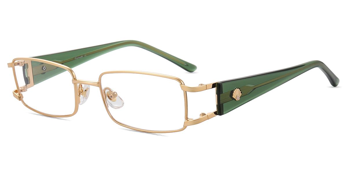 Women's full frame Metal & Acetate eyeglasses | Firmoo.com