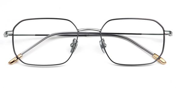 Unisex full frame Titanium eyeglasses | Firmoo.com