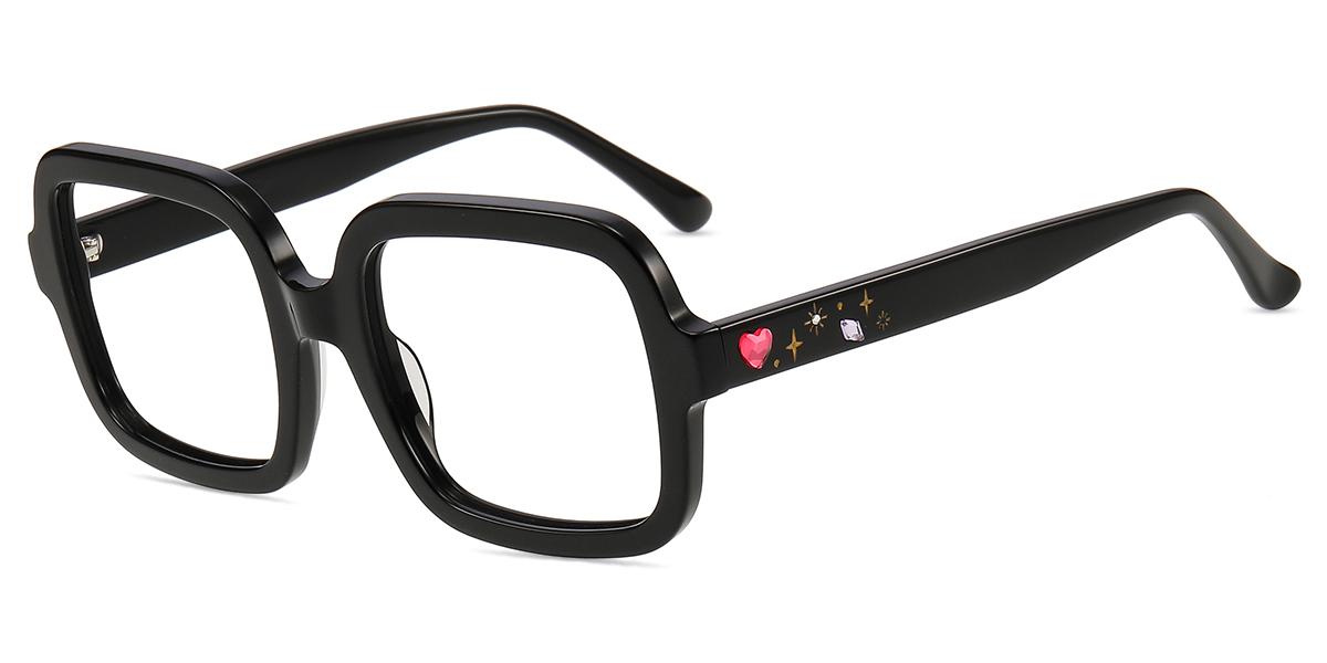 Unisex full frame Acetate eyeglasses | Firmoo.com
