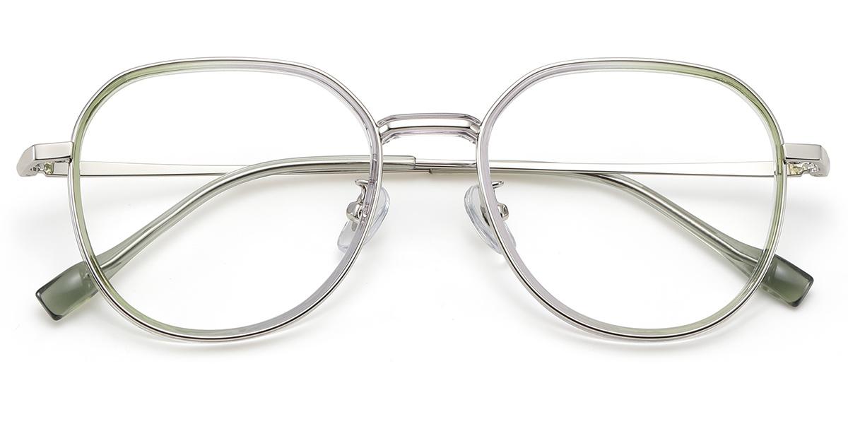 Women's full frame TR & Metal eyeglasses | Firmoo.com