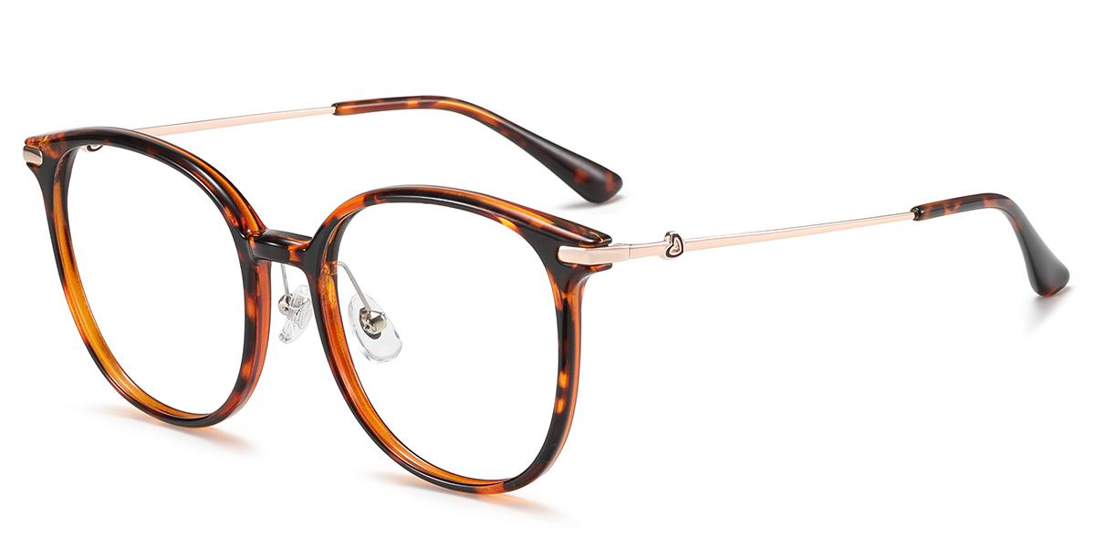 Women's full frame TR & Metal eyeglasses | Firmoo.com