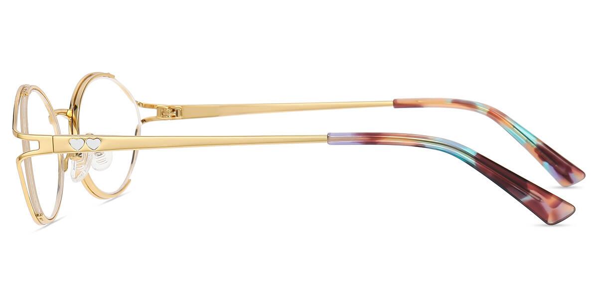 Women's semi-rimless Metal eyeglasses | Firmoo.com