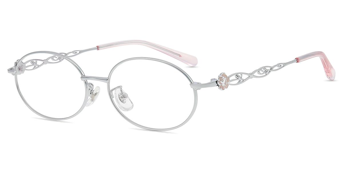 Women's full frame Metal eyeglasses | Firmoo.com