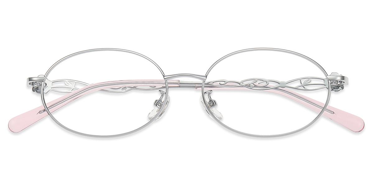 Women's full frame Metal eyeglasses | Firmoo.com