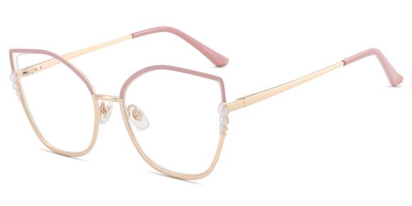 ぐーふまる Women's semi-rimless Metal eyeglasses | Firmoo.com