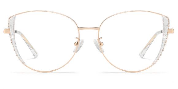 Women's full frame Metal & TR eyeglasses | Firmoo.com