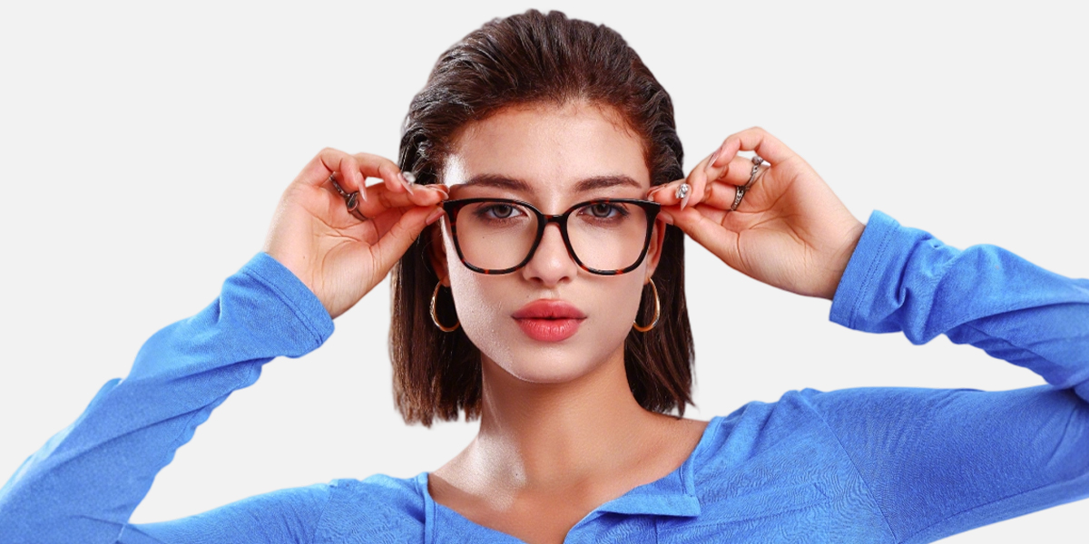 Women's full frame Acetate & Metal eyeglasses | Firmoo.com