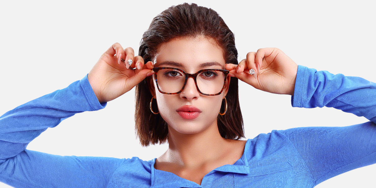 Unisex full frame Acetate & Metal eyeglasses | Firmoo.com