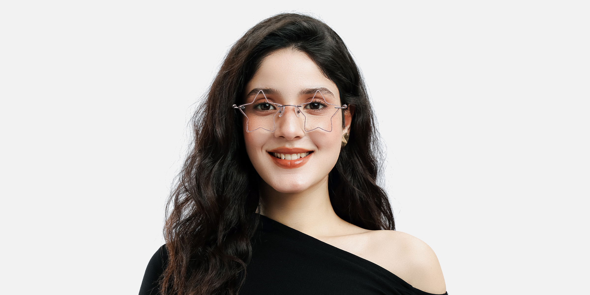 Women's rimless Metal eyeglasses | Firmoo.com