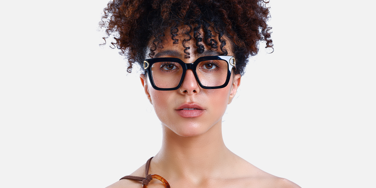 Women's full frame Acetate & Metal eyeglasses | Firmoo.com