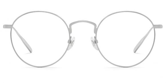 Unisex full frame Metal eyeglasses | Firmoo.com