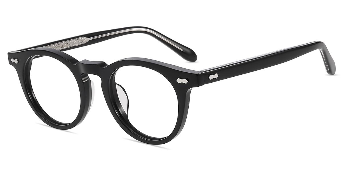 Unisex full frame Acetate eyeglasses | Firmoo.com