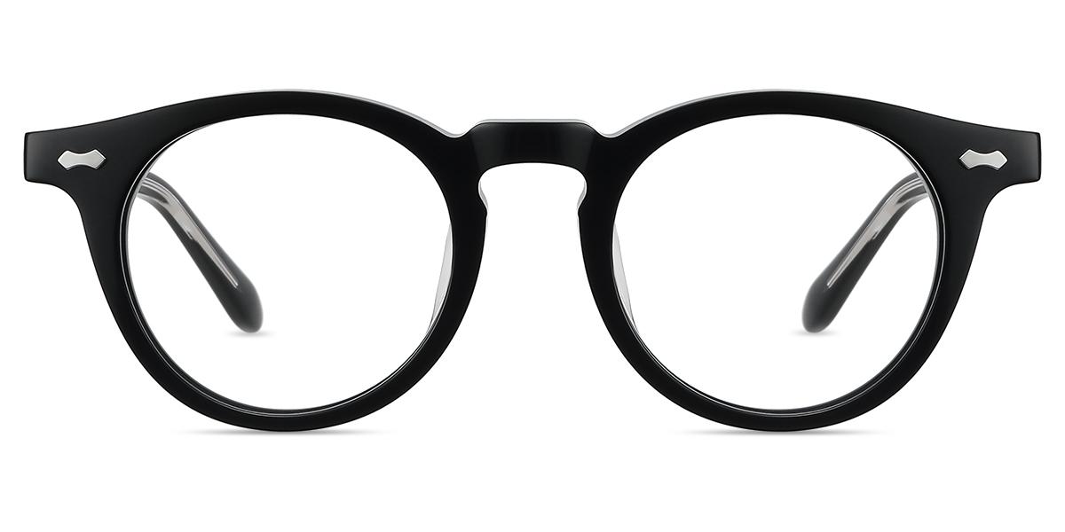 Unisex full frame Acetate eyeglasses | Firmoo.com