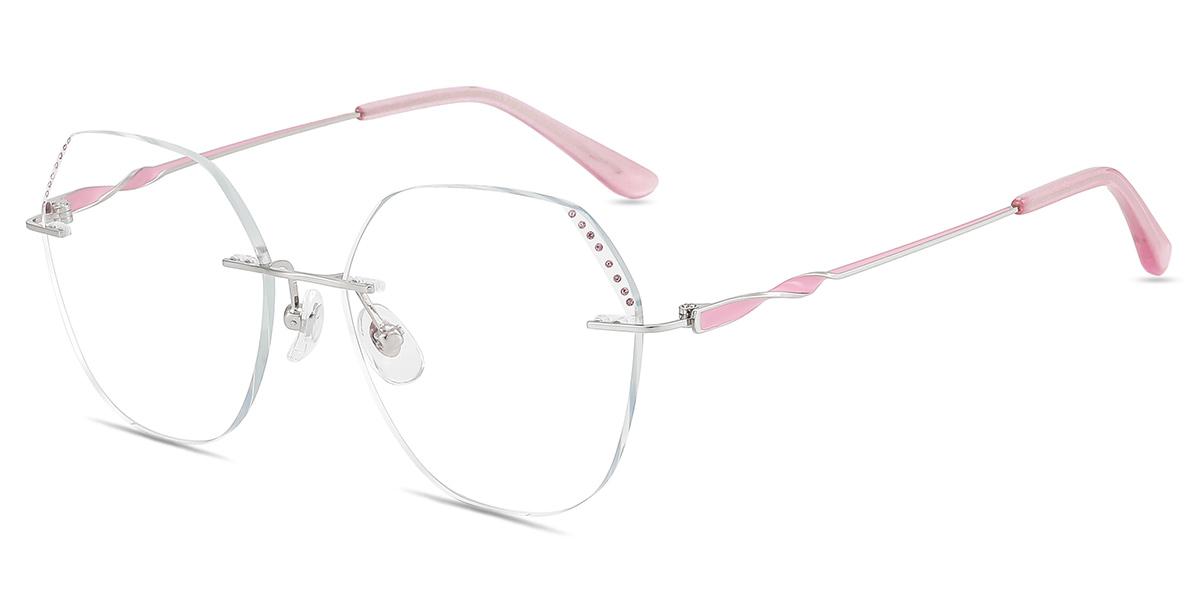 Women's rimless Metal eyeglasses | Firmoo.com