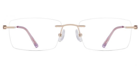 Women's rimless Metal eyeglasses | Firmoo.com