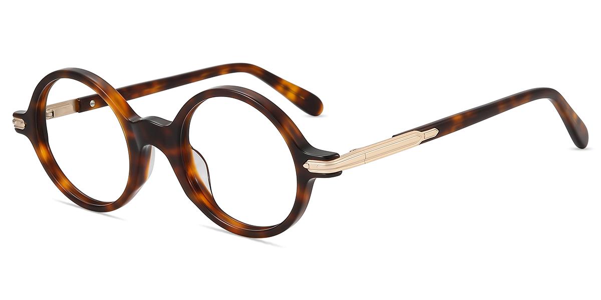Unisex full frame Acetate & Metal eyeglasses | Firmoo.com