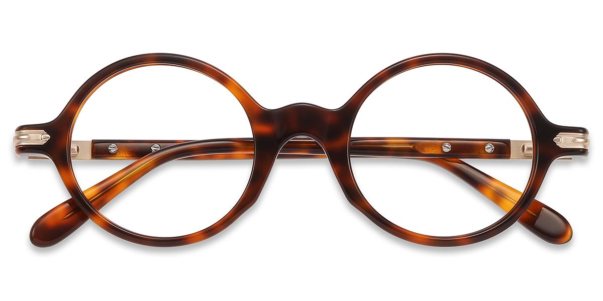 Unisex full frame Acetate & Metal eyeglasses | Firmoo.com