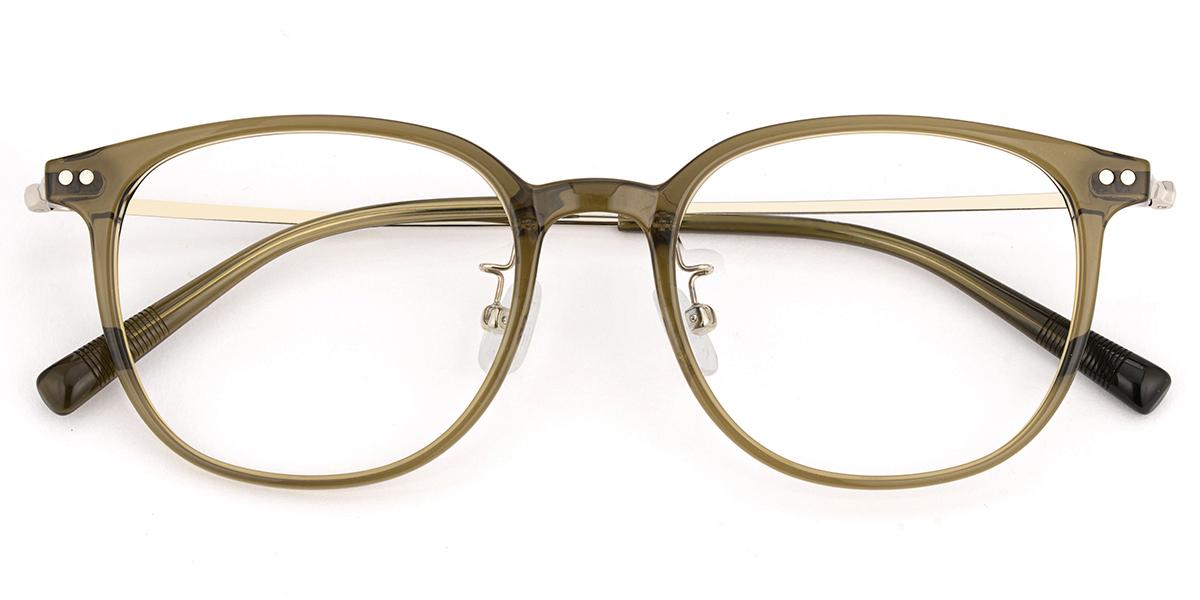 Unisex full frame TR & Metal eyeglasses | Firmoo.com