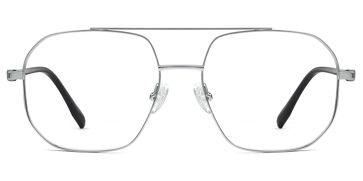 Unisex full frame Metal eyeglasses | Firmoo.com