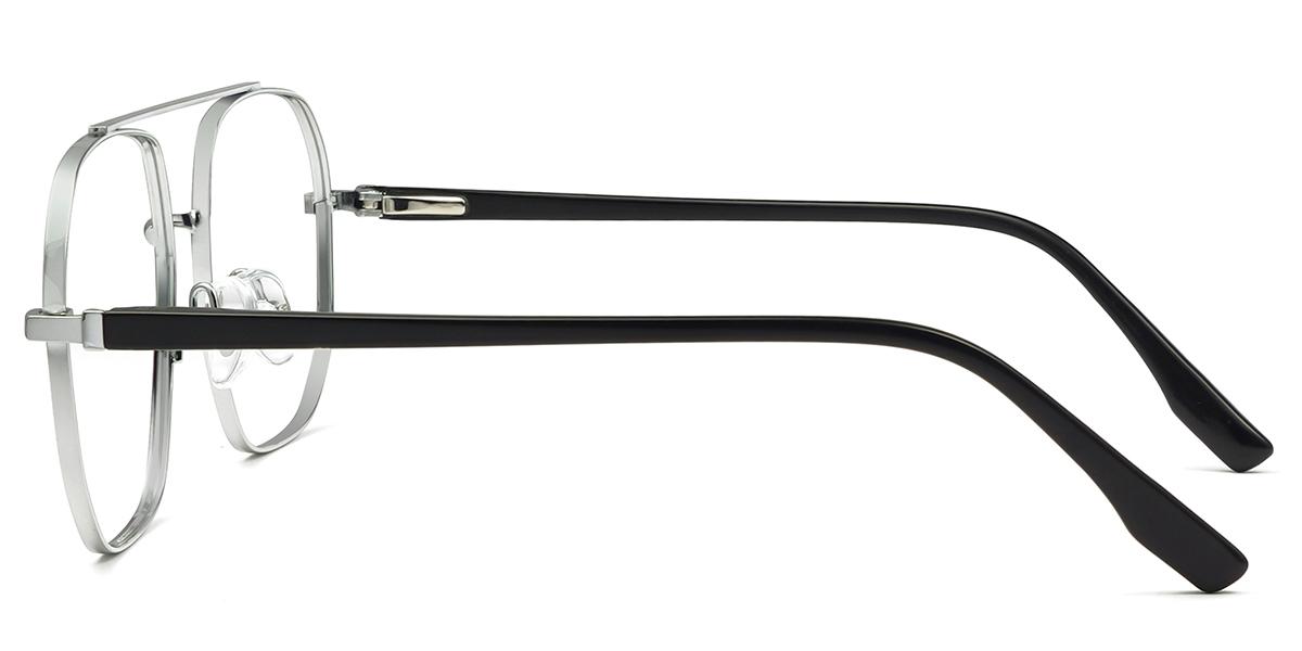 Unisex full frame Metal eyeglasses | Firmoo.com