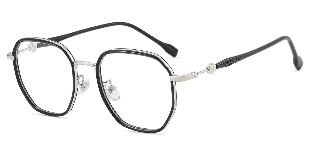 Women's full frame TR & Metal eyeglasses | Firmoo.com