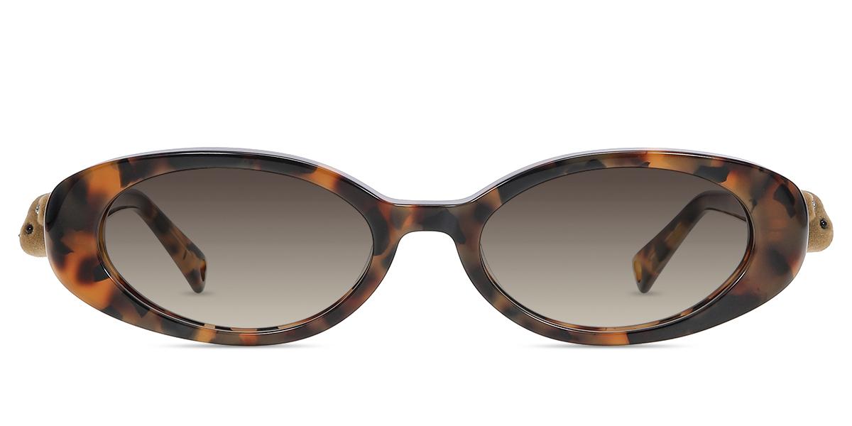 Fendi Women’s Tortoiseshell Round Sunglasses - Brow FENDI EYEWEAR Roma oval-frame tortoiseshell acetate  main image 3