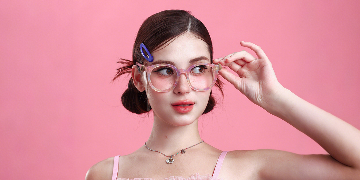 Women's full frame Acetate eyeglasses | Firmoo.com