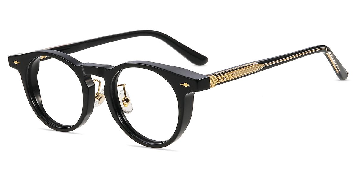 Unisex full frame Acetate eyeglasses | Firmoo.com