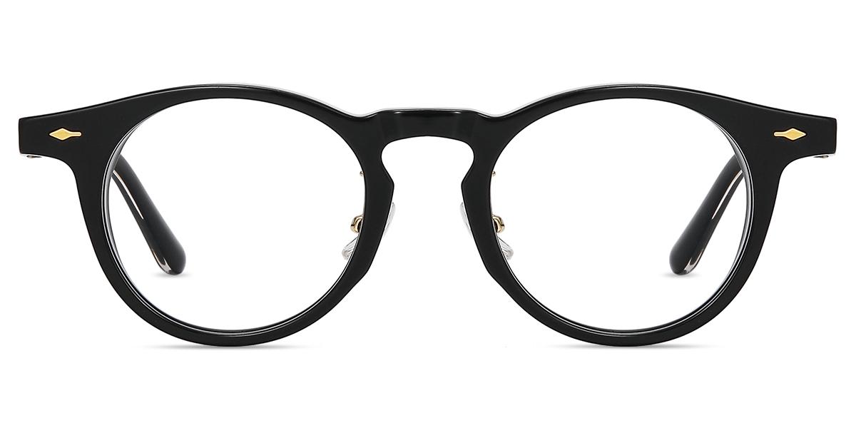 Unisex full frame Acetate eyeglasses | Firmoo.com