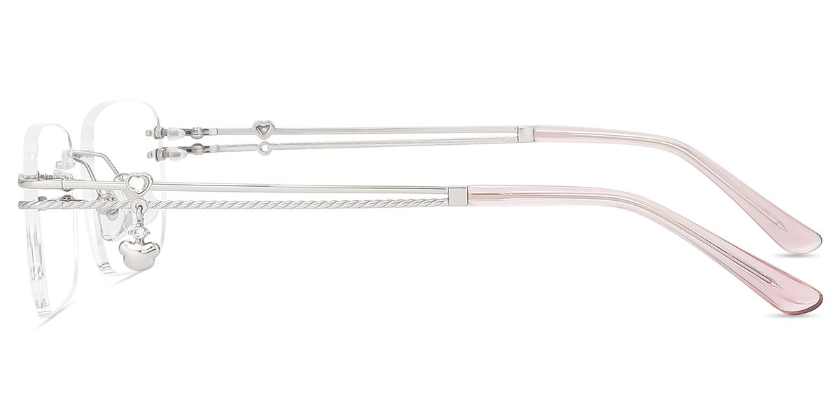 Women's rimless Metal eyeglasses | Firmoo.com