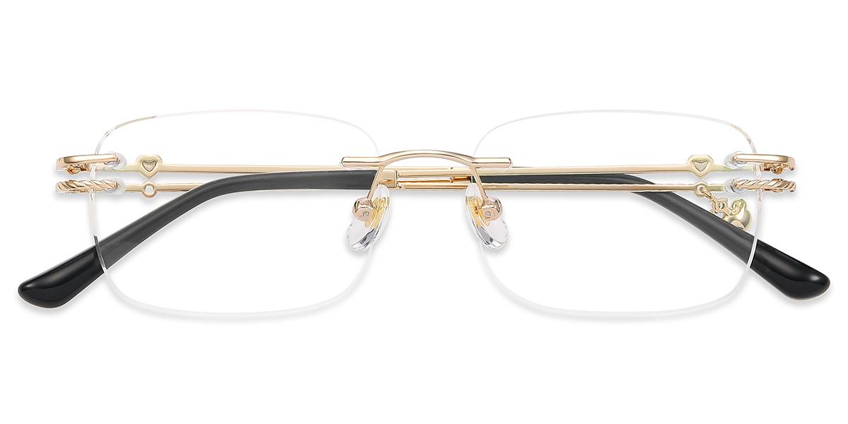 Women's rimless Metal eyeglasses | Firmoo.com