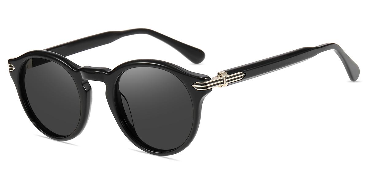 Unisex full frame Acetate & Metal sunglasses | Firmoo.com