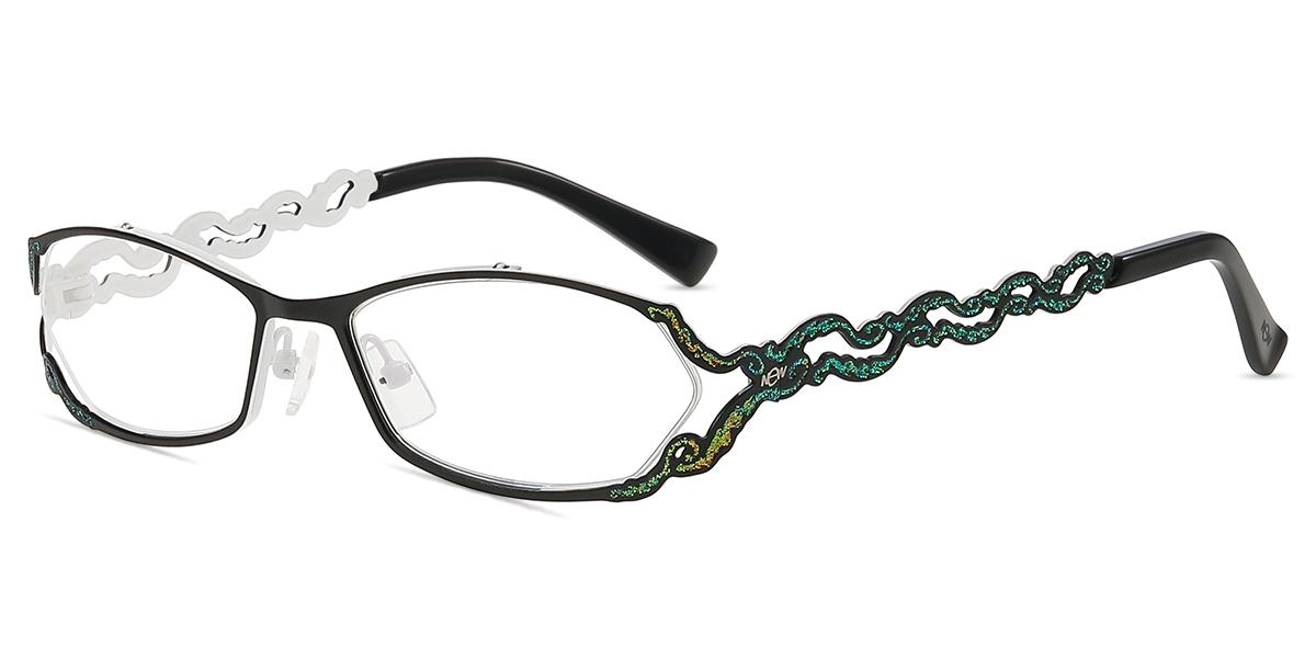 Women's semi-rimless Metal eyeglasses | Firmoo.com