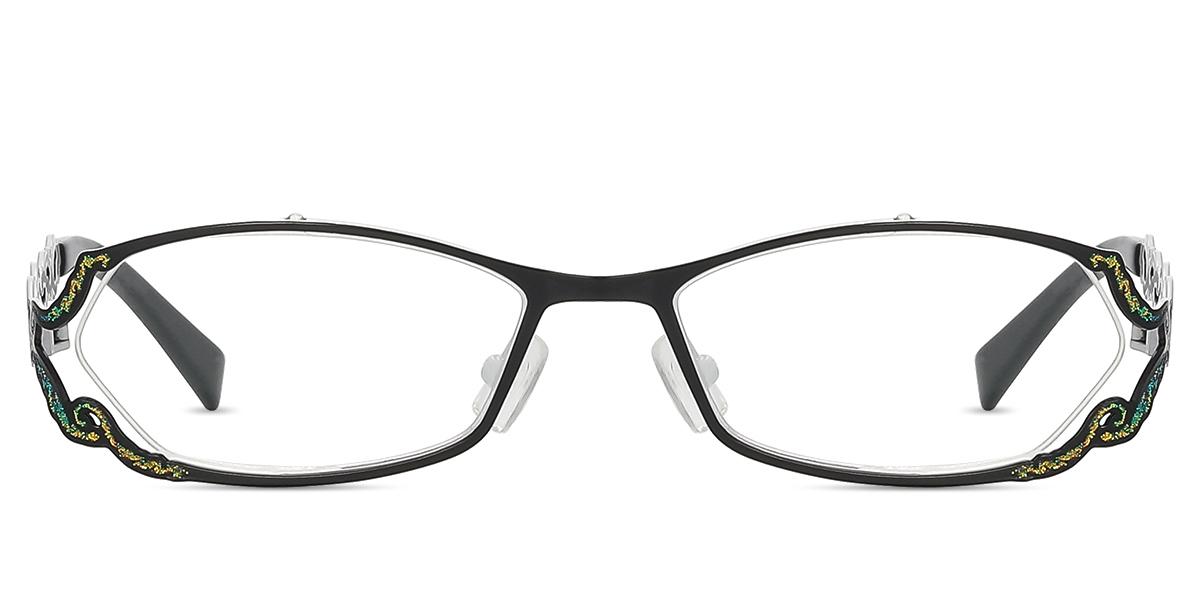 Women's semi-rimless Metal eyeglasses | Firmoo.com