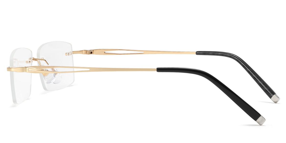 Men's rimless Metal eyeglasses | Firmoo.com