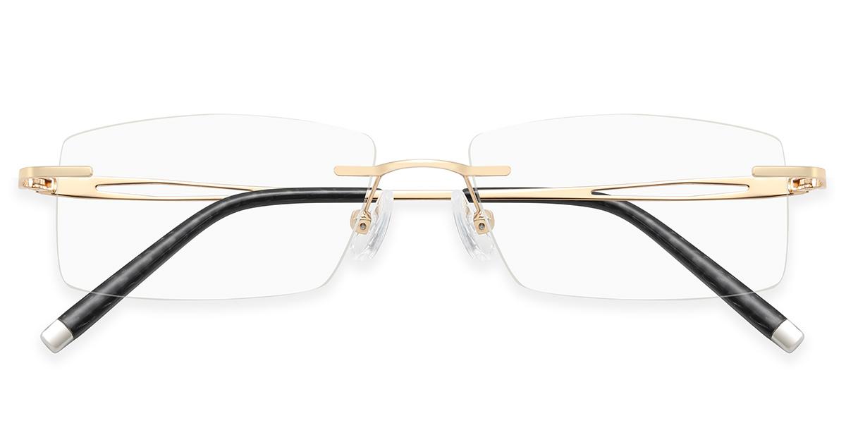 Men's rimless Metal eyeglasses | Firmoo.com