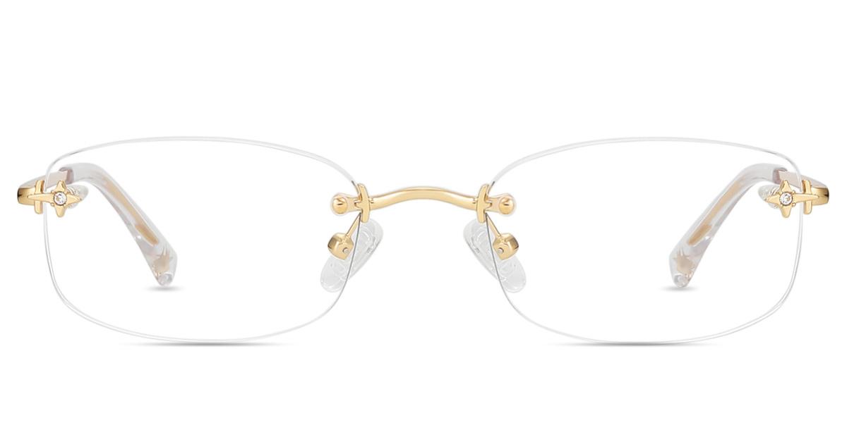 Women's rimless Metal eyeglasses | Firmoo.com